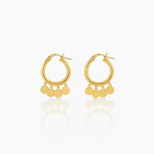 أقراط دائرية