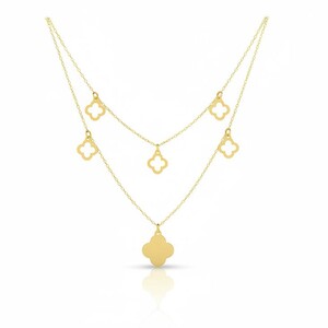 قلادة ذهب صفين