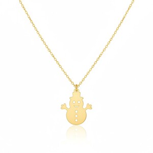 Snowman Necklace