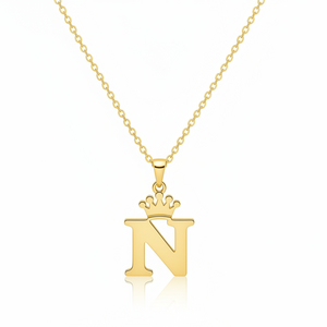 قلادة حرف N الملكيه