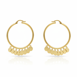 أقراط ذهب برق