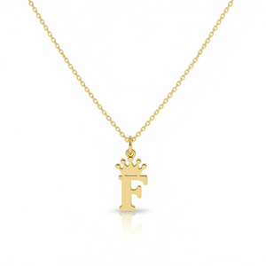قلادة حرف F الملكيه